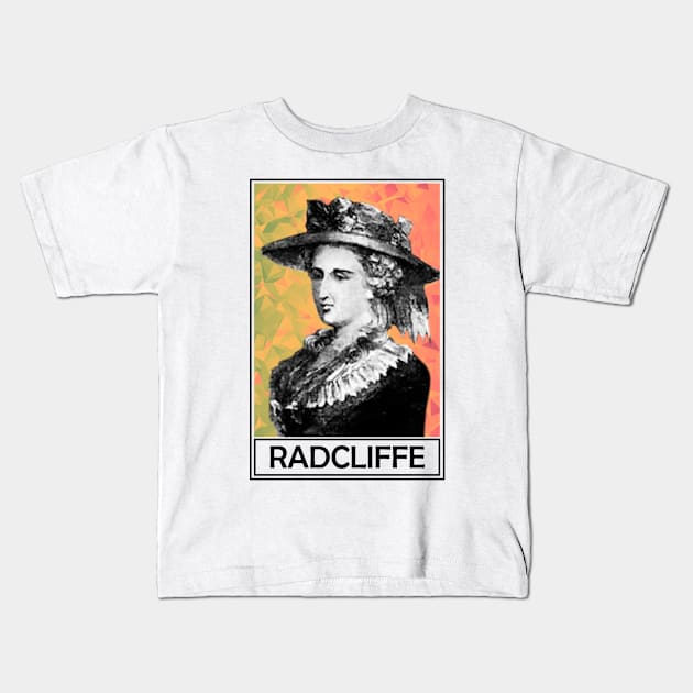 Ann Radcliffe Kids T-Shirt by TheLiterarian